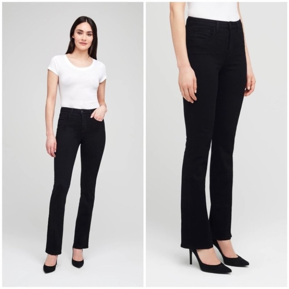 L'AGENCE Women's Straight Leg Jeans in Black